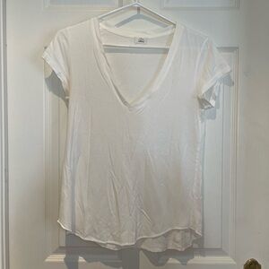 WILFRED white vneck tank